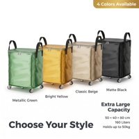 Sac fourre-tout pliable en PP tissé avec roulettes, personnalisé, réutilisable, pour voyage, école, export direct, vente en gros