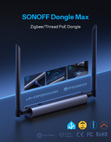 Dongle Zigbee/Thread PoE SONOFF Max Dongle-M con Chipset de Alto Rendimiento, Interfaz de Gestión Basada en Web, Compatible con Ethernet, Wi-Fi y USB