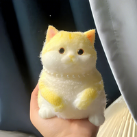Mainan Squishy Kucing Buatan Tangan Jepang, Maltose Slow Rebound, Pereda Stres, Mainan Remas TPR untuk Anak-anak, Hadiah untuk Kantor dan Pesta