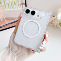Coques de téléphone portable de luxe pliables à chargement sans fil en TPU antichoc magnétique, vente chaude pour 18 Duo Pro Max