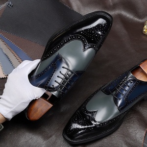 Zapatos Oxford de Cuero Genuino para Hombre, Formales y Casuales, para Oficina, Bodas, Otoño, Impermeables, Transpirables, Hechos a Mano - Product Image 5