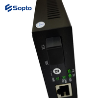 Convertisseur de média fibre optique FTTH 10/100 1310/1550 20km/40km/60km 1*9 Module SC RJ45