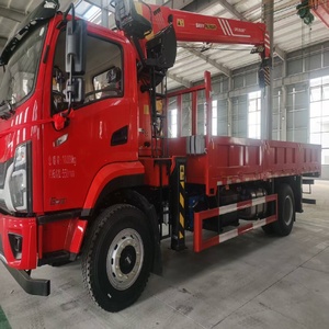 Nouvelle grue SANY de 8 tonnes sur châssis Shacman G500 4x2, plateau de chargement de 8,5 m, Euro 5, camion chinois à vendre - Product Image 1