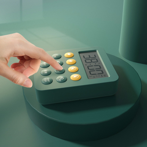 Temporizador de Cocina Digital con Botones de Ajuste Rápido, Volumen Ajustable, Pantalla LCD Grande, <span class=keywords><strong>Cuenta</strong></span> Regresiva y Ascendente para Cocinar, Hornear y Estudiar - Product Image 5