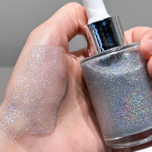 Huile corporelle scintillante MLM 30ml en flacon compte-gouttes, étiquette privée, minérale, biologique, waterproof, éclaircissante, couleur personnalisée, huile scintillante waterproof - Product Image 2