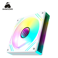 Ventilateur de refroidissement PC AntarcChill 120 mm, miroir infini latéral, ARGB, haut débit d'air, roulement hydraulique silencieux