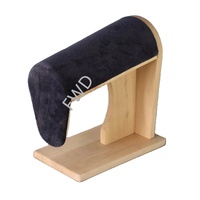 Planche à repasser professionnelle en bois de hêtre pour tailleur, marteau de tailleur avec revêtement en tissu