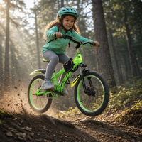 Vélo VTT Enfant 20 Pouces Monovitesse avec Amortisseur et Frein à Disque pour Enfants de 7 à 15 Ans - Vente en Gros