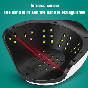Nuevo SUN S7 Portable Nail Art 180W Secador de doble fuente Fototerapia de inducción inteligente Lámpara de uñas LED UV recargable - Product Image 6