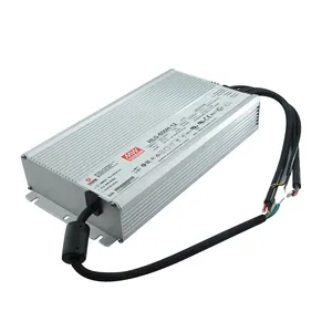 HLG-600H-12 MEANWELL-fuente de alimentación LED impermeable, 600w, 12v, 40a