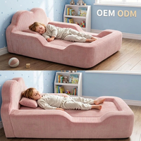 Canapé-lit sans structure en forme de nuage, moderne et compact, pour enfants et tout-petits, idéal pour salon et chambre à coucher