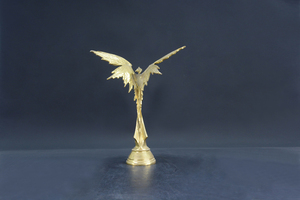 פסל אלת זהב בהזמנה אישית, מלאכת יד בהתאמה אישית, קישוט פסל ברונזה סיני סִגְנוֹן עשוי בגודל טבעי - Product Image 3