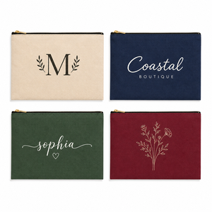 <span class=keywords><strong>Sac</strong></span> cosmétique en toile robuste de qualité supérieure SHINY avec logo personnalisé, fermeture éclair en métal pour marque de soins de la peau de luxe, cadeau VIP, trousse de maquillage - Product Image 1