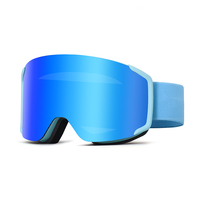 Masque de ski personnalisé avec protection UV400, lunettes de sécurité optimales pour le snowboard, verres polarisés miroir, OTG, lunettes de ski, lunettes de sport pour la neige