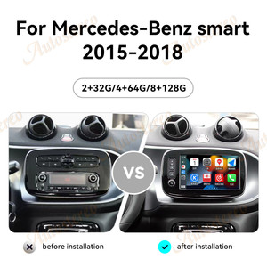 Autostereo Android13 mercedes-benz akıllı 2015-2018 için araba radyo multimedya CD çalar DVD Stereo Carplay navigasyon kafa ünitesi - Product Image 2