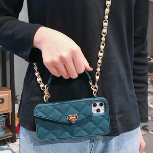 หรูหราสไตล์ซิลิกอน3D Crossbody กระเป๋าสตางค์กระเป๋าถือกรณีโทรศัพท์มือถือสำหรับ <span class=keywords><strong>iPhone</strong></span> - Product Image 2