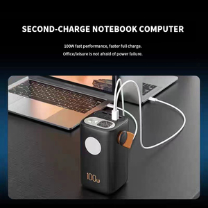 Banco de Energía Portátil FCT de 100W+22.5W PD+QC con Luz, 60000mAh, Carga Rápida para Laptops - Product Image 4