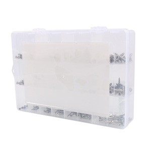 600Pcs <b>Flat</b> Head Phillips Drive Sheet Metal Tek <b>Screws</b> Assortment Grade 304 Stainless Steel Imperial Size A7775 Made In China - Product Image 3