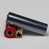 Ruban en résine 110MM*70M 90M Petit noyau Ruban de transfert thermique pour imprimante d'étiquettes à code-barres biaxial Compatible avec Zebra Typewriter