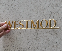 Lettres en PVC gaufrées sur mesure haut de gamme, lettres sphériques 3D pointues pour les numéros de maison