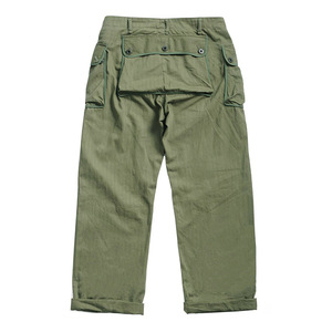 <span class=keywords><strong>Pantaloni</strong></span> Utility USMC P44 Verde Salvia da Uomo, Stile Vintage in Cotone <span class=keywords><strong>con</strong></span> <span class=keywords><strong>Tasche</strong></span> Multiple, <span class=keywords><strong>Pantaloni</strong></span> Larghi Retrò Americani Verde Stile Vintage - Product Image 3