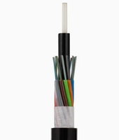 Câble de fibre optique souterrain FTTH HODNAO GYFTY 24 cœurs non métallique non blindé, câble multicœur, gaine simple, certifié CE