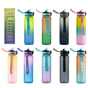 Bouteille de sport en Tritan sans BPA de 32 oz avec couvercle à clapet, logo personnalisé, pour infusion de fruits, camping, eau bouillante - Product Image 2