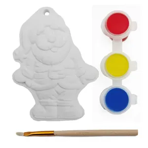 Kit de peinture de plâtre de noël pour enfants, jouets à faire soi-même, kit de dessin, kit de couleur éducatif pour les arts et l'artisanat