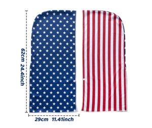 Serviette à capuche personnalisée en polyester à séchage rapide, protection solaire UV, bandes rafraîchissantes pour le cou, serviettes rafraîchissantes pour la tête avec motif drapeau pour le sport et les jeux - Product Image 5