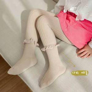 Offre Spéciale bébé printemps collants enfant en bas âge bébé enfants filles dentelle bas solide chaud épais culotte tuyau filles Legging enfants collants - Product Image 6