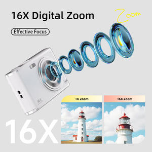 Cámara Digital de Doble Lente <span class=keywords><strong>4K</strong></span>, Cámara de Fotografía de 48MP con Enfoque Automático, Videocámara Vlog, Cámaras Compactas con Pantalla, Cámara Digital Profesional <span class=keywords><strong>4K</strong></span> - Product Image 5
