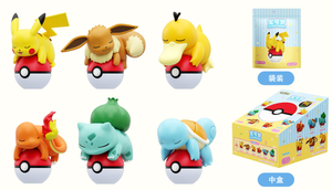 Boîte mystère de figurines miniatures Pokémon en forme de Pokeball avec Pikachu, Charmander, Psyduck, Eevee, pour collection d'anime et ornement de bureau - Product Image 5