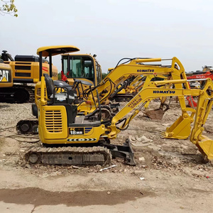 รถขุดไฮดรอลิกขนาดเล็ก Komatsu PC18MR 2 ตัน มือสอง แบบตีนตะขาบ บุ้งกี๋ 0.13 ลูกบาศก์เมตร กำลัง 11.2 กิโลวัตต์ รุ่นปี 2022 ขายจากจีน - Product Image 3
