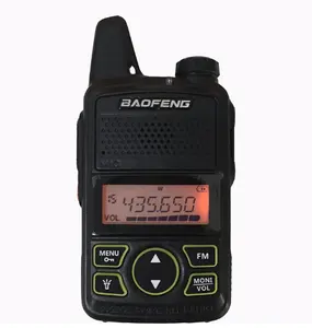 Baofeng-walkie-talkie T1 recargable para niños, repetidor uhf/vhf, digital, para exteriores, radio fm inalámbrica