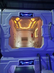 Venta al por mayor de muebles de <span class=keywords><strong>hostal</strong></span>, cama cápsula espacial, ABS, litera de hotel, <span class=keywords><strong>aeropuerto</strong></span>, cápsula para dormir - Product Image 2