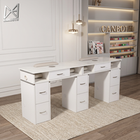 Table de manucure portable personnalisée pour salon de beauté, table de manucure pour technicien des ongles et chaise CB-M1809