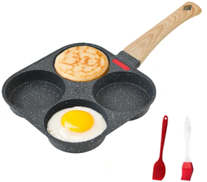 Sartén para huevos antiadherente de mármol ecológico, cocina de <span class=keywords><strong>aluminio</strong></span> para hornear y cocinar en casa - Product Image 1