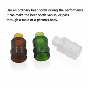 Bottle Vanish Magic Trick : Illusion de <span class=keywords><strong>bouteille</strong></span> traversant le corps, Accessoires de <span class=keywords><strong>magie</strong></span> de close-up, Jouet de <span class=keywords><strong>magie</strong></span> facile pour débutants, Spectacle de fête - Product Image 6