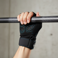 Guantes de Entrenamiento con Logotipo Personalizado para Levantamiento de Pesas - Guantes de Ejercicio para Hombres y Mujeres con Soporte para Muñeca