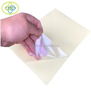 A3 A4 0.025mm transparent PET adhesive sticker for laser printer