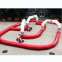 Quad gonflable professionnel personnalisé/Didi Car/Go Karts Track piste de course gonflable stimulante