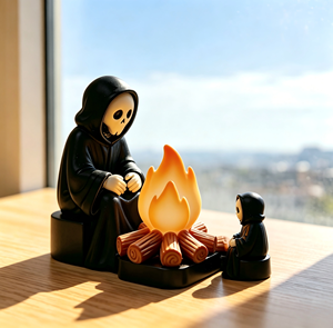 Lampada Notturna USB Creativa in Resina Completamente Personalizzabile, Regalo di Halloween, Simpatico Dio della <span class=keywords><strong>Morte</strong></span>, Babbo Natale Luminoso, Fiocco di Neve, Sabbia - Product Image 3