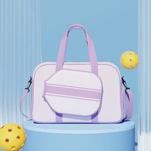 Sac de sport multifonctionnel et tendance pour raquettes de pickleball et de badminton, avec compartiment sec/humide amovible et design détachable - Product Image 4