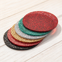 Vente en gros de plaques acryliques brillantes rouges 4x8, plaques acryliques scintillantes pour découpe au laser, fabrication de boucles d'oreilles et de bijoux