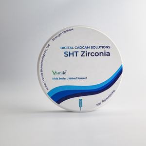 Vsmile HappyZir 98mm SHT Matériel dentaire en zircone multicouche avec garantie de 5 ans 46% de translucidité pour couronne et pont dentaire - Product Image 3
