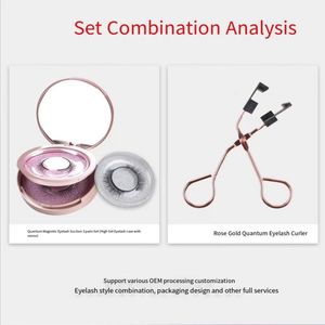 Ensemble d'extensions magnétiques 3D en vison pour le bricolage, réutilisables, en caoutchouc souple, sans colle, sans eye-liner, <span class=keywords><strong>cils</strong></span> magnétiques N35 en néodyme - Product Image 4
