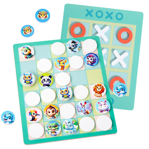 Nuovo Gioco Memoria Due in Uno X0 Montessori, Giocattolo Educativo Multifunzionale in Legno per Bambini 3-6 Anni Unisex - Product Image 4