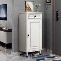 Meuble à chaussures en acier de style italien, grande capacité, design moderne et épuré pour entrée de maison/petits appartements