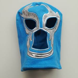 Máscara de Lucha Libre Personalizada de Vellón Azul para Niños, Máscara de Invierno de Dibujos Animados de Ultraman - Product Image 3