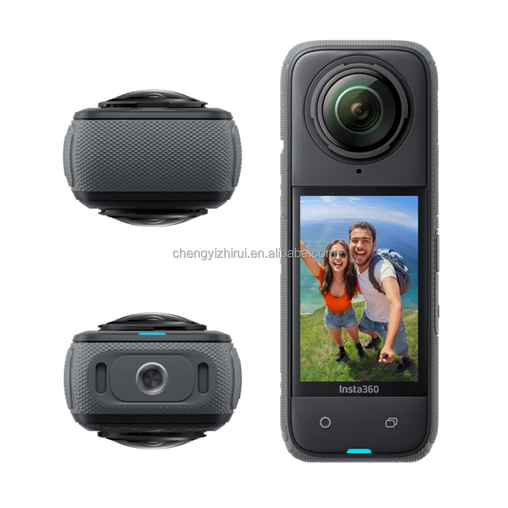 Новая Стандартная комплектация Insta360 X4, Водонепроницаемая до 33 футов (10 м) со стабилизацией состояния потока и блокировкой горизонта на 360 градусов для плавного